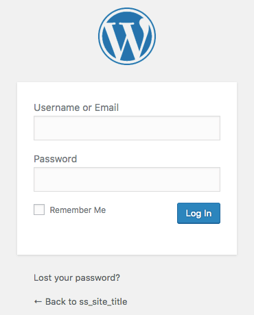 Login to WordPress dashboard