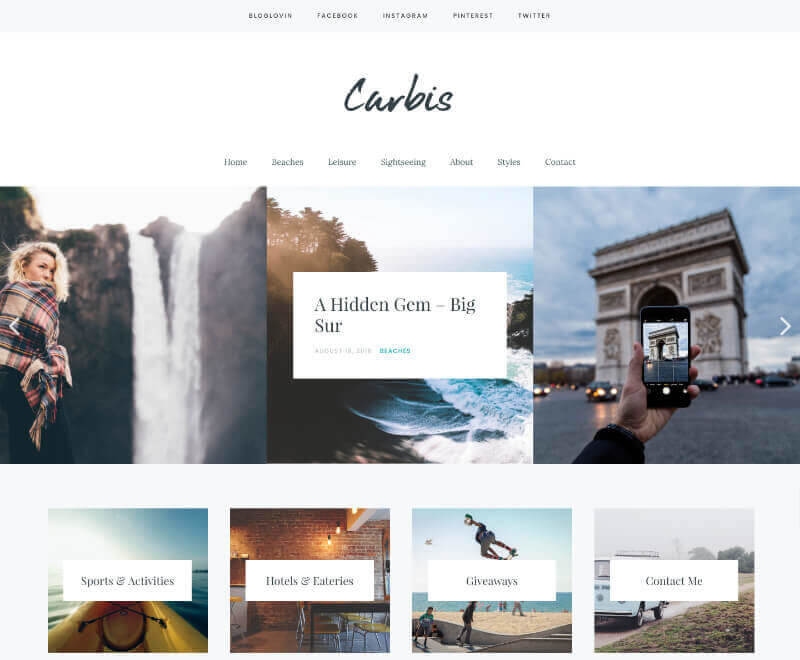 carbis wordpress theme